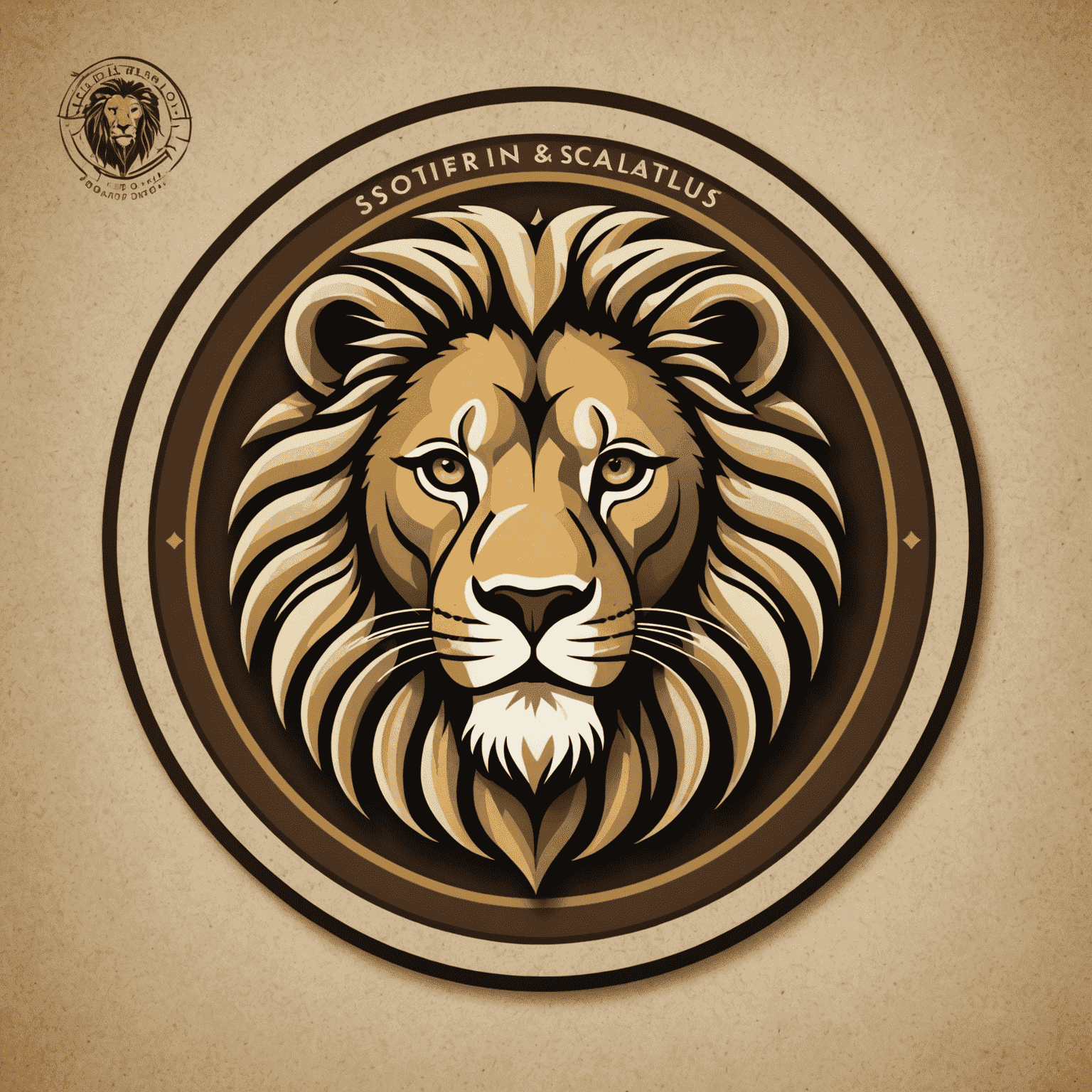 Safari Solutions company logo featuring a stylized lion head in a circle with the company name